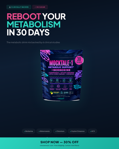 Mocktale-1 — Natural Metabolic Support Drink | 30 Packets